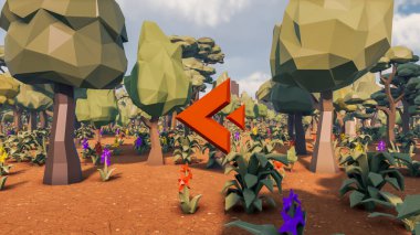 Sürdürülebilir kalkınma hedefleri için grafiksel kaynaklar biyolojik çeşitlilik büyüyen bir ekonomi ve ekoloji 3D yorumlama ve düşük polyester