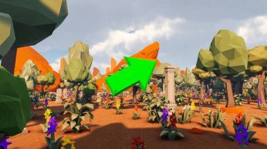 Sürdürülebilir kalkınma hedefleri için grafiksel kaynaklar biyolojik çeşitlilik büyüyen bir ekonomi ve ekoloji 3D yorumlama ve düşük polyester