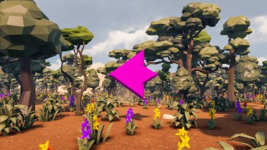 Sürdürülebilir kalkınma hedefleri için grafiksel kaynaklar biyolojik çeşitlilik büyüyen bir ekonomi ve ekoloji 3D yorumlama ve düşük polyester