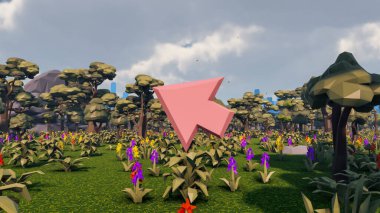 Sürdürülebilir kalkınma hedefleri için grafiksel kaynaklar biyolojik çeşitlilik büyüyen bir ekonomi ve ekoloji 3D yorumlama ve düşük polyester