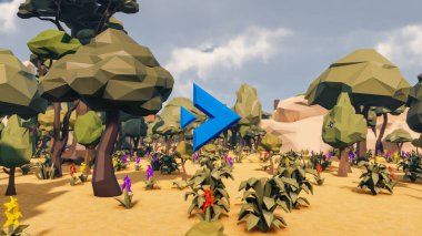 Sürdürülebilir kalkınma hedefleri için grafiksel kaynaklar biyolojik çeşitlilik büyüyen bir ekonomi ve ekoloji 3D yorumlama ve düşük polyester