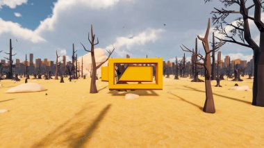 Sürdürülebilir kalkınma hedefleri için grafiksel kaynaklar biyolojik çeşitlilik büyüyen bir ekonomi ve ekoloji 3D yorumlama ve düşük polyester