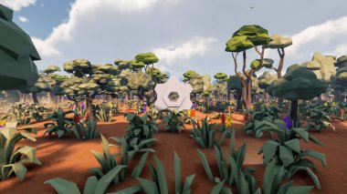 Sürdürülebilir kalkınma hedefleri için grafiksel kaynaklar biyolojik çeşitlilik büyüyen bir ekonomi ve ekoloji 3D yorumlama ve düşük polyester