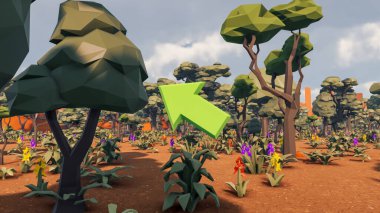 Sürdürülebilir kalkınma hedefleri için grafiksel kaynaklar biyolojik çeşitlilik büyüyen bir ekonomi ve ekoloji 3D yorumlama ve düşük polyester