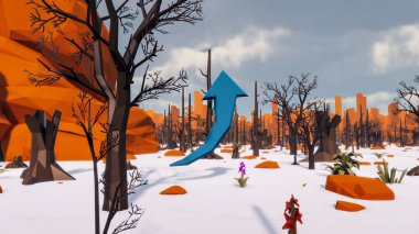 Sürdürülebilir kalkınma hedefleri için grafiksel kaynaklar biyolojik çeşitlilik büyüyen bir ekonomi ve ekoloji 3D yorumlama ve düşük polyester