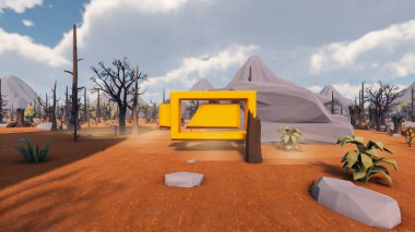 Sürdürülebilir kalkınma hedefleri için grafiksel kaynaklar biyolojik çeşitlilik büyüyen bir ekonomi ve ekoloji 3D yorumlama ve düşük polyester