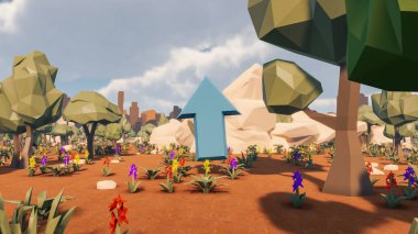 Sürdürülebilir kalkınma hedefleri için grafiksel kaynaklar biyolojik çeşitlilik büyüyen bir ekonomi ve ekoloji 3D yorumlama ve düşük polyester