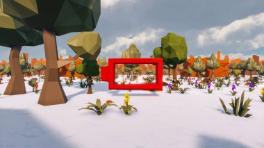 Sürdürülebilir kalkınma hedefleri için grafiksel kaynaklar biyolojik çeşitlilik büyüyen bir ekonomi ve ekoloji 3D yorumlama ve düşük polyester