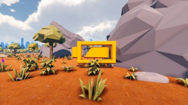 Sürdürülebilir kalkınma hedefleri için grafiksel kaynaklar biyolojik çeşitlilik büyüyen bir ekonomi ve ekoloji 3D yorumlama ve düşük polyester