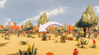 Sürdürülebilir kalkınma hedefleri için grafiksel kaynaklar biyolojik çeşitlilik büyüyen bir ekonomi ve ekoloji 3D yorumlama ve düşük polyester