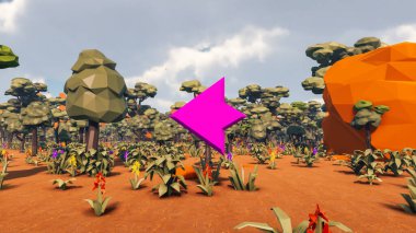 Sürdürülebilir kalkınma hedefleri için grafiksel kaynaklar biyolojik çeşitlilik büyüyen bir ekonomi ve ekoloji 3D yorumlama ve düşük polyester