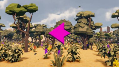 Sürdürülebilir kalkınma hedefleri için grafiksel kaynaklar biyolojik çeşitlilik büyüyen bir ekonomi ve ekoloji 3D yorumlama ve düşük polyester