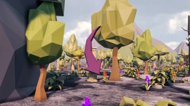 Sürdürülebilir kalkınma hedefleri için grafiksel kaynaklar biyolojik çeşitlilik büyüyen bir ekonomi ve ekoloji 3D yorumlama ve düşük polyester