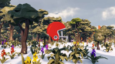 Sürdürülebilir kalkınma hedefleri için grafiksel kaynaklar biyolojik çeşitlilik büyüyen bir ekonomi ve ekoloji 3D yorumlama ve düşük polyester