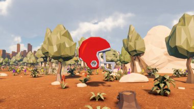 Sürdürülebilir kalkınma hedefleri için grafiksel kaynaklar biyolojik çeşitlilik büyüyen bir ekonomi ve ekoloji 3D yorumlama ve düşük polyester