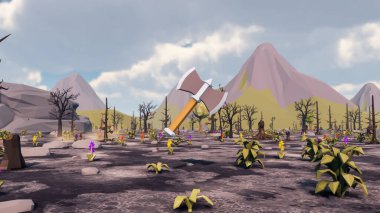 Sürdürülebilir kalkınma hedefleri için grafiksel kaynaklar biyolojik çeşitlilik büyüyen bir ekonomi ve ekoloji 3D yorumlama ve düşük polyester