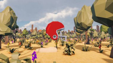 Sürdürülebilir kalkınma hedefleri için grafiksel kaynaklar biyolojik çeşitlilik büyüyen bir ekonomi ve ekoloji 3D yorumlama ve düşük polyester