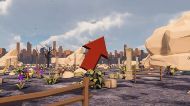 Sürdürülebilir kalkınma hedefleri için grafiksel kaynaklar biyolojik çeşitlilik büyüyen bir ekonomi ve ekoloji 3D yorumlama ve düşük polyester