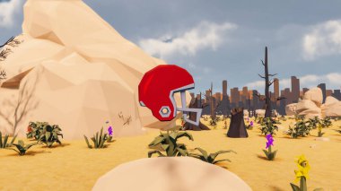 Sürdürülebilir kalkınma hedefleri için grafiksel kaynaklar biyolojik çeşitlilik büyüyen bir ekonomi ve ekoloji 3D yorumlama ve düşük polyester