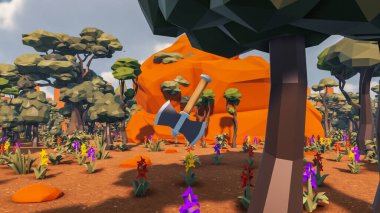 Sürdürülebilir kalkınma hedefleri için grafiksel kaynaklar biyolojik çeşitlilik büyüyen bir ekonomi ve ekoloji 3D yorumlama ve düşük polyester