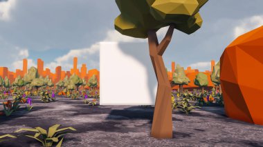 Sürdürülebilir kalkınma hedefleri için grafiksel kaynaklar biyolojik çeşitlilik büyüyen bir ekonomi ve ekoloji 3D yorumlama ve düşük polyester