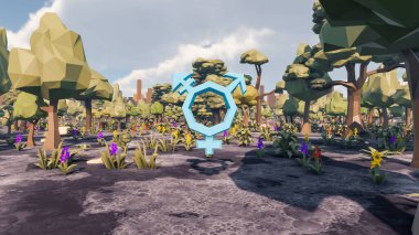 Sürdürülebilir kalkınma hedefleri için grafiksel kaynaklar biyolojik çeşitlilik büyüyen bir ekonomi ve ekoloji 3D yorumlama ve düşük polyester