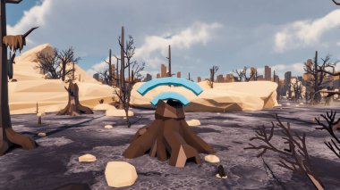 Sürdürülebilir kalkınma hedefleri için grafiksel kaynaklar biyolojik çeşitlilik büyüyen bir ekonomi ve ekoloji 3D yorumlama ve düşük polyester