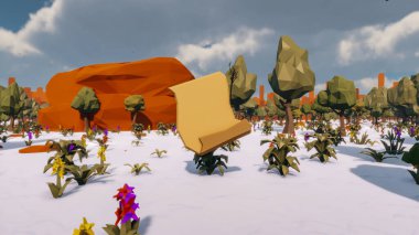 Sürdürülebilir kalkınma hedefleri için grafiksel kaynaklar biyolojik çeşitlilik büyüyen bir ekonomi ve ekoloji 3D yorumlama ve düşük polyester