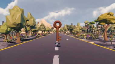 Sürdürülebilir kalkınma hedefleri için grafiksel kaynaklar biyolojik çeşitlilik büyüyen bir ekonomi ve ekoloji 3D yorumlama ve düşük polyester