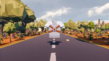 Sürdürülebilir kalkınma hedefleri için grafiksel kaynaklar biyolojik çeşitlilik büyüyen bir ekonomi ve ekoloji 3D yorumlama ve düşük polyester