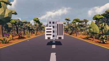 Sürdürülebilir kalkınma hedefleri için grafiksel kaynaklar biyolojik çeşitlilik büyüyen bir ekonomi ve ekoloji 3D yorumlama ve düşük polyester