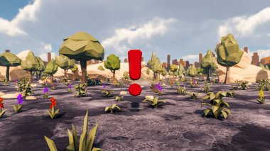 Sürdürülebilir kalkınma hedefleri için grafiksel kaynaklar biyolojik çeşitlilik büyüyen bir ekonomi ve ekoloji 3D yorumlama ve düşük polyester