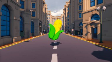 Sürdürülebilir kalkınma hedefleri için grafiksel kaynaklar biyolojik çeşitlilik büyüyen bir ekonomi ve ekoloji 3D yorumlama ve düşük polyester