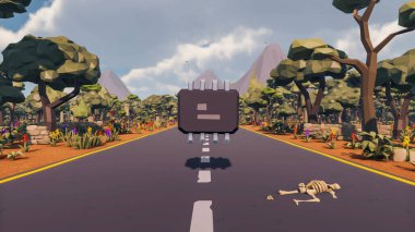 Sürdürülebilir kalkınma hedefleri için grafiksel kaynaklar biyolojik çeşitlilik büyüyen bir ekonomi ve ekoloji 3D yorumlama ve düşük polyester