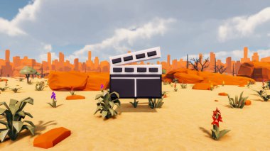 Sürdürülebilir kalkınma hedefleri için grafiksel kaynaklar biyolojik çeşitlilik büyüyen bir ekonomi ve ekoloji 3D yorumlama ve düşük polyester