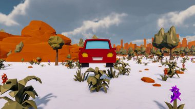 Sürdürülebilir kalkınma hedefleri için grafiksel kaynaklar biyolojik çeşitlilik büyüyen bir ekonomi ve ekoloji 3D yorumlama ve düşük polyester