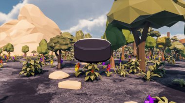 Sürdürülebilir kalkınma hedefleri için grafiksel kaynaklar biyolojik çeşitlilik büyüyen bir ekonomi ve ekoloji 3D yorumlama ve düşük polyester