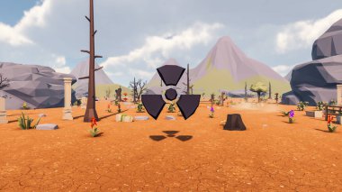 Landscape influence with communicate and campanies for wellness 3d render