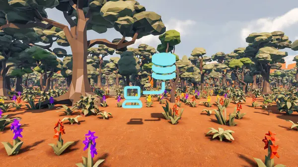 Landscape abstract with ethics and anxious for social 3d render