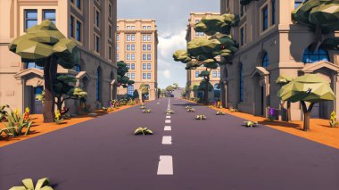 Landscape impactful with innovates and wellness and delivery 3d render