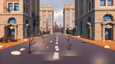 Landscape impactful with innovates and wellness and delivery 3d render