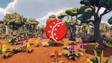 Landscape impactful with innovates and wellness and delivery 3d render