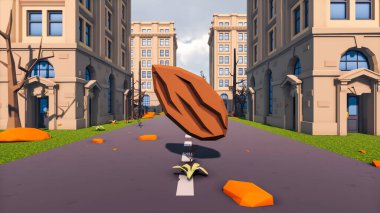 Landscape impactful with innovates and wellness and delivery 3d render