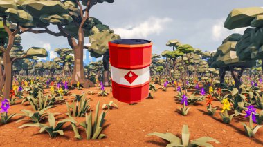 Landscape impactful with innovates and wellness and delivery 3d render