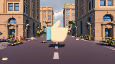 Landscape impactful with innovates and wellness and delivery 3d render