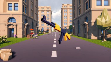 Landscape impactful with innovates and wellness and delivery 3d render