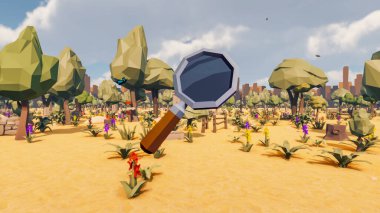 Landscape impactful with innovates and wellness and delivery 3d render