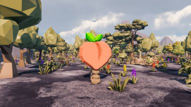 Landscape impactful with innovates and wellness and delivery 3d render