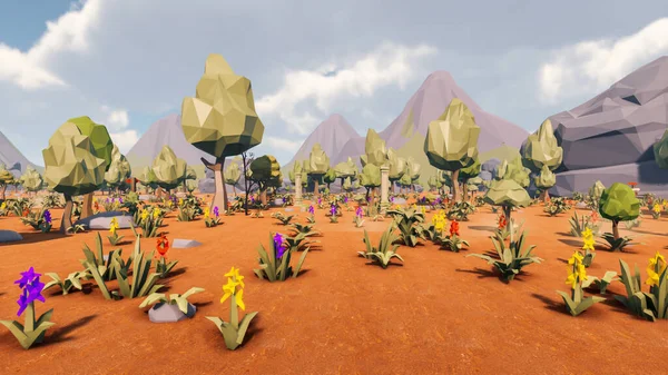 Landscape impactful with innovates and wellness and delivery 3d render