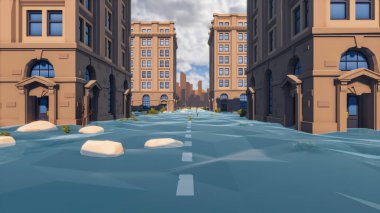 Landscape opportunities with wellness and opportunities and vital 3d render